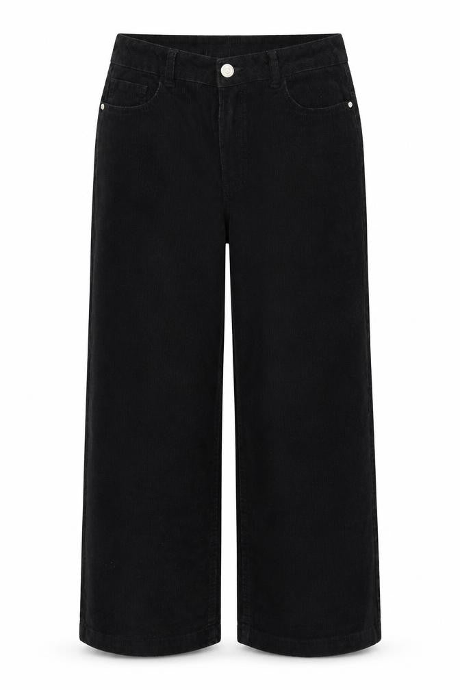 Denim & Co. Womens Black   Trousers  Size 12 L23 in