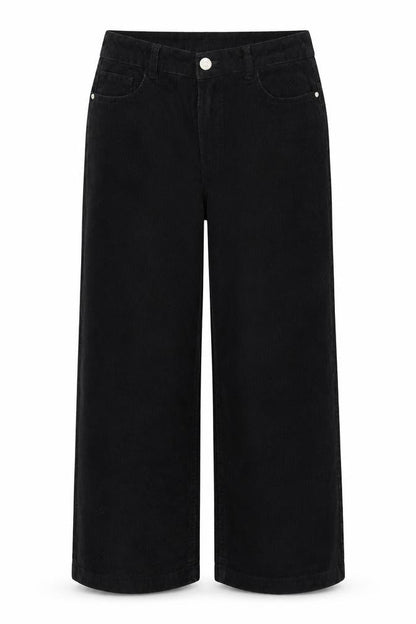 Denim & Co. Womens Black   Trousers  Size 12 L23 in