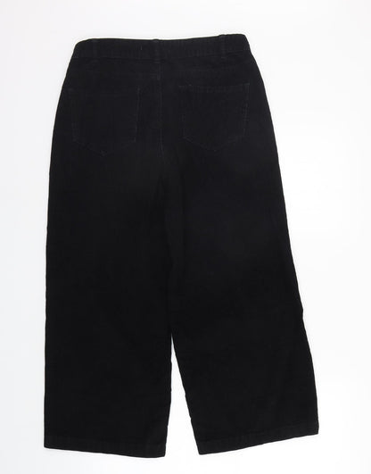 Womens UK Size 12 deniem & co Regular Fit  Black Trousers