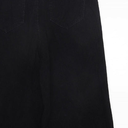 Womens UK Size 12 deniem & co Regular Fit  Black Trousers