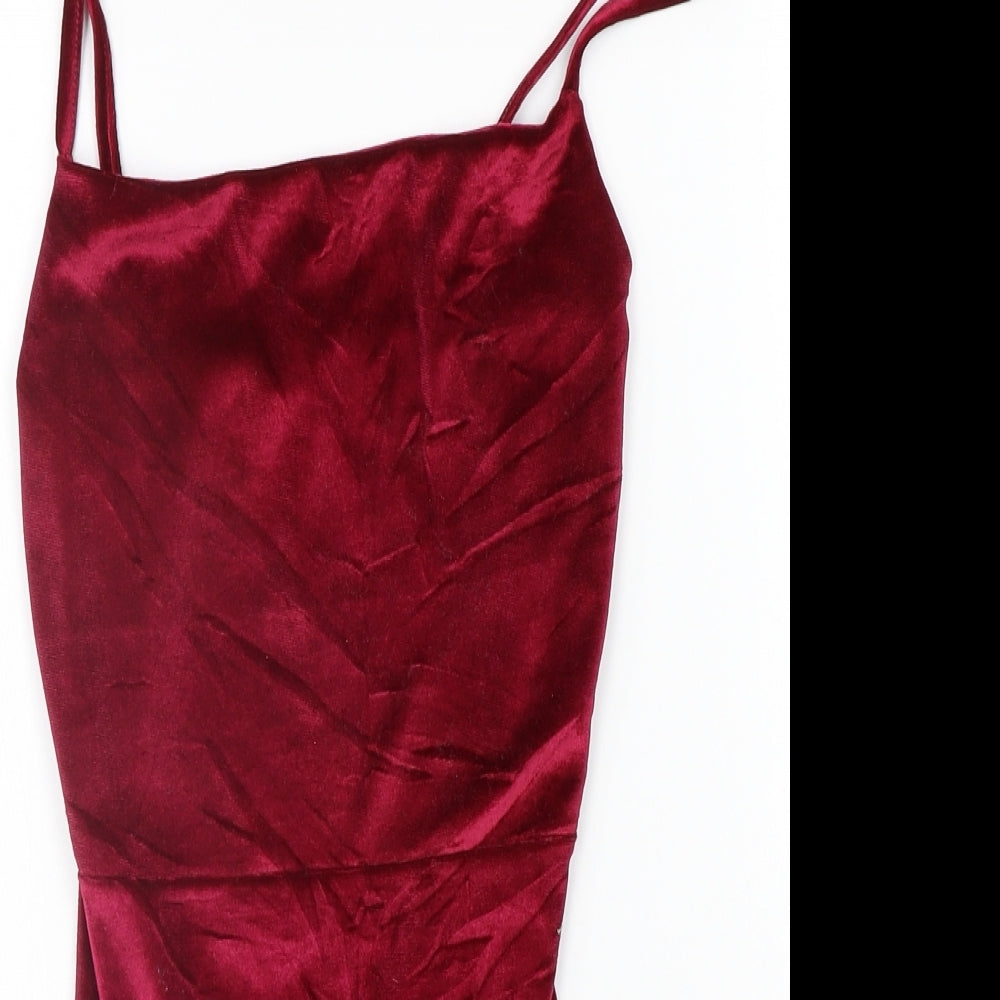 PRETTYLITTLETHING Womens Purple   Jumpsuit One-Piece Size 6