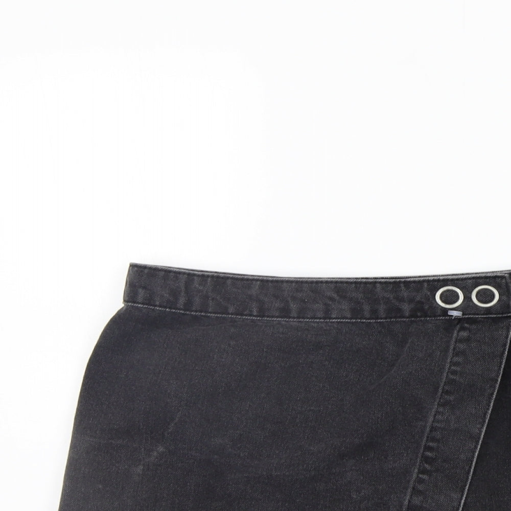 ASOS Womens Grey   A-Line Skirt Size 10