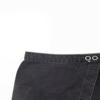 ASOS Womens Grey   A-Line Skirt Size 10