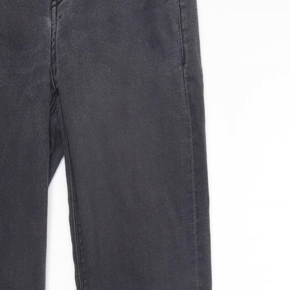 Womens UK Size 12 Divided Regular Fit Straight Grey Jeans