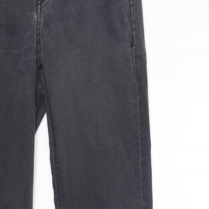 Womens UK Size 12 Divided Regular Fit Straight Grey Jeans