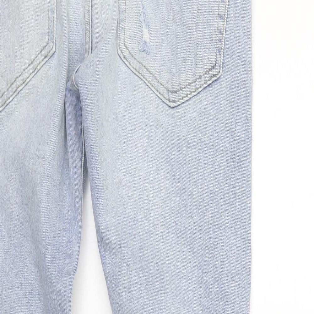 Womens UK Size 30 in H&M Regular Fit Straight Blue Jeans