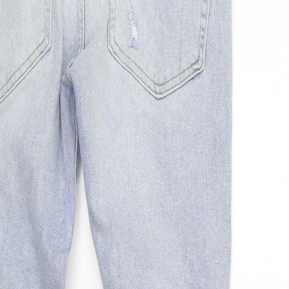 Womens UK Size 30 in H&M Regular Fit Straight Blue Jeans