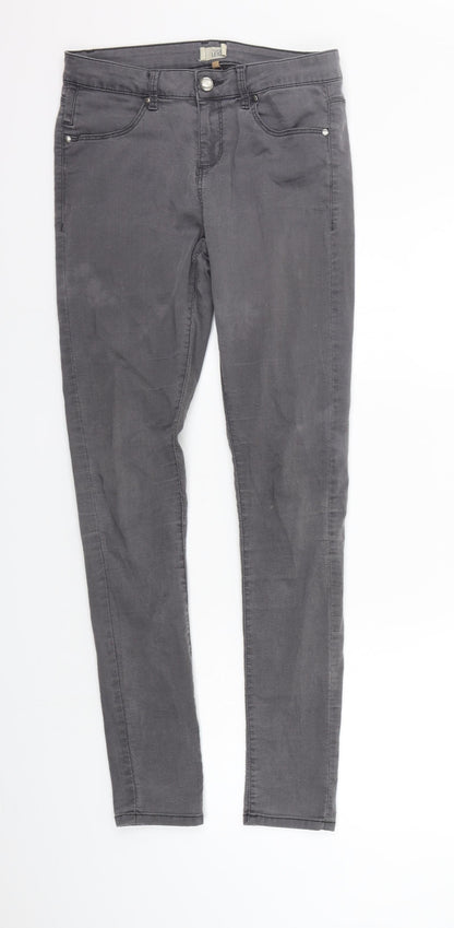 Topshop Womens Grey   Jegging Jeans Size 28 in L32 in