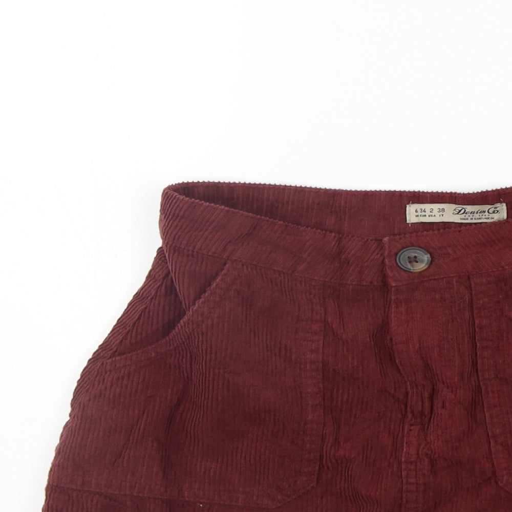 deniem co Womens Pink   A-Line Skirt Size 6