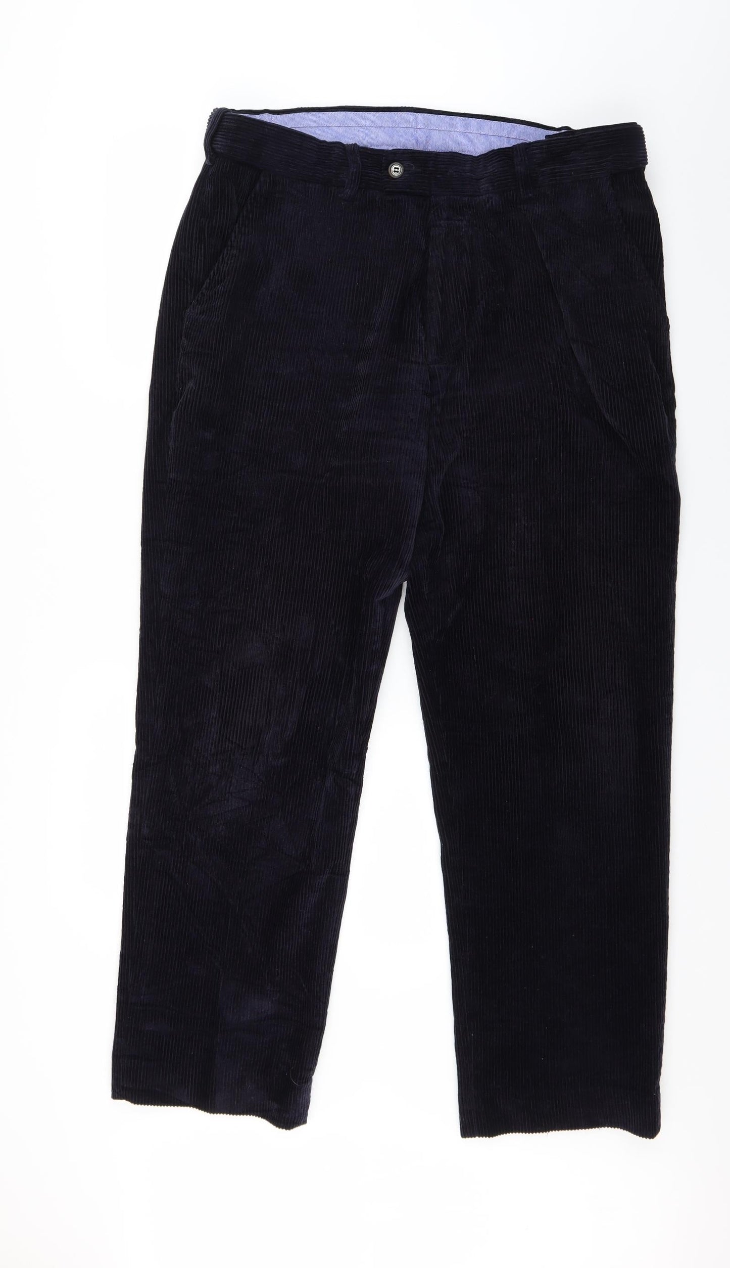 Skopes Womens Blue  Corduroy Trousers  Size 36 L29 in