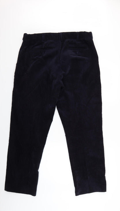 Skopes Womens Blue  Corduroy Trousers  Size 36 L29 in