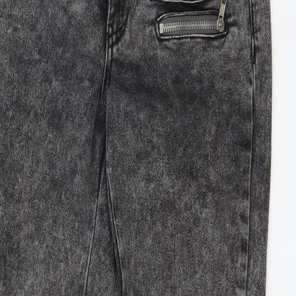 Primark Womens Black  Denim Skinny Jeans Size 6 L27 in