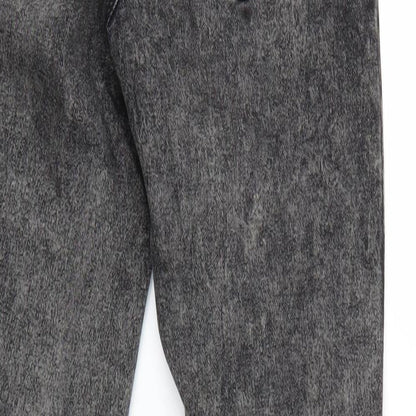Primark Womens Black  Denim Skinny Jeans Size 6 L27 in