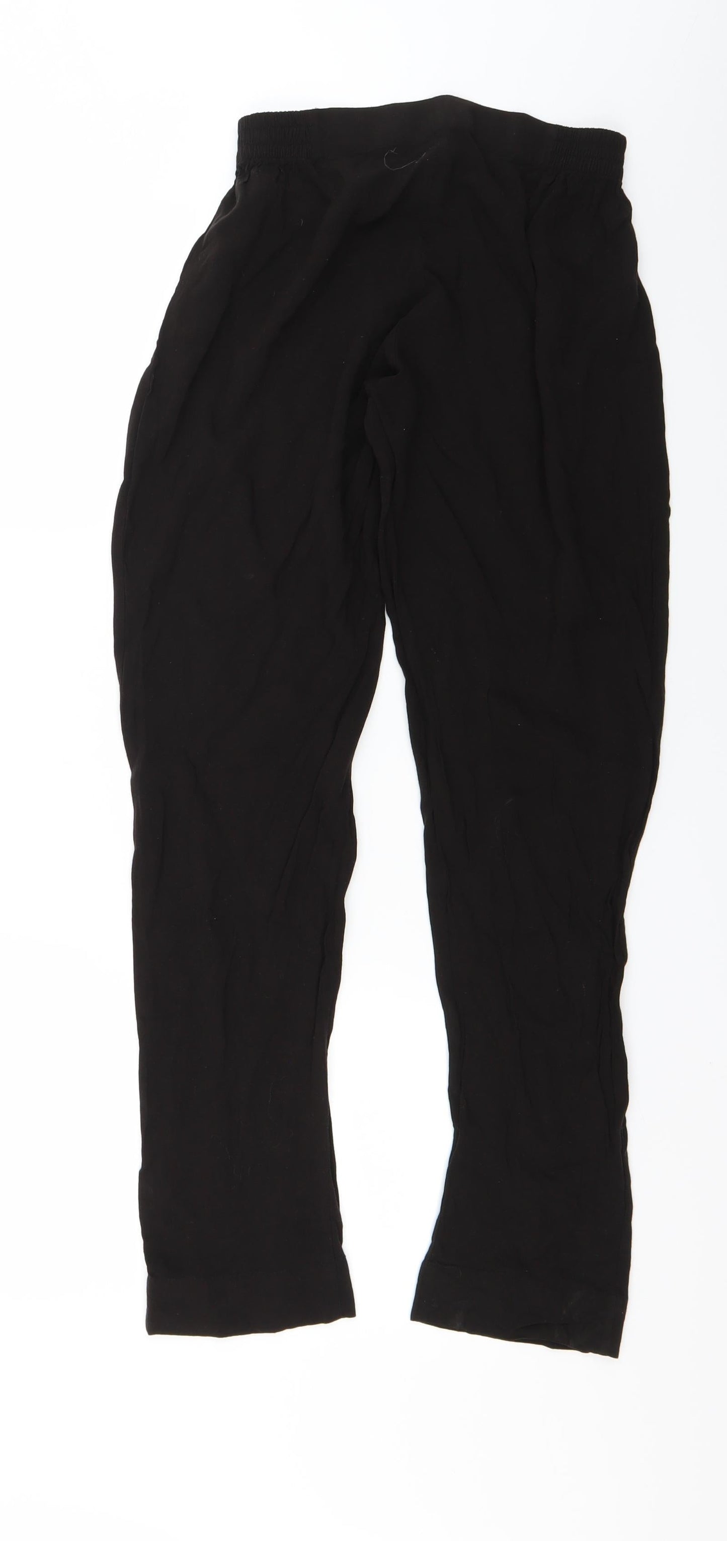 Alimah Womens Black   Jogger Trousers Size S L27 in