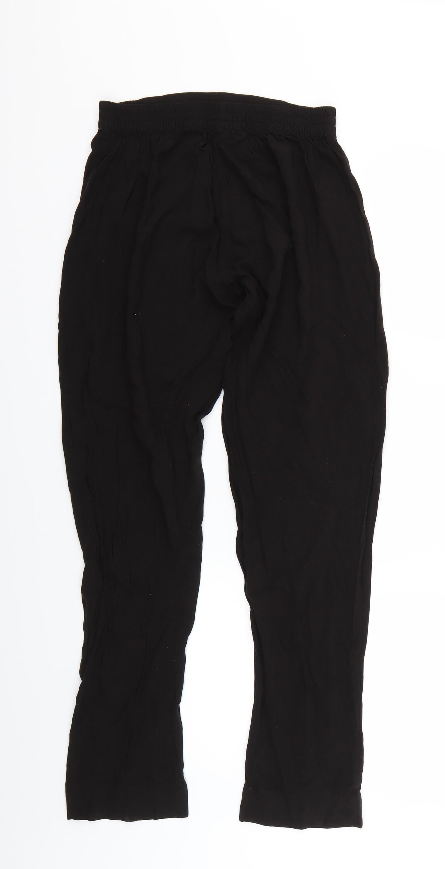 Alimah Womens Black   Jogger Trousers Size S L27 in