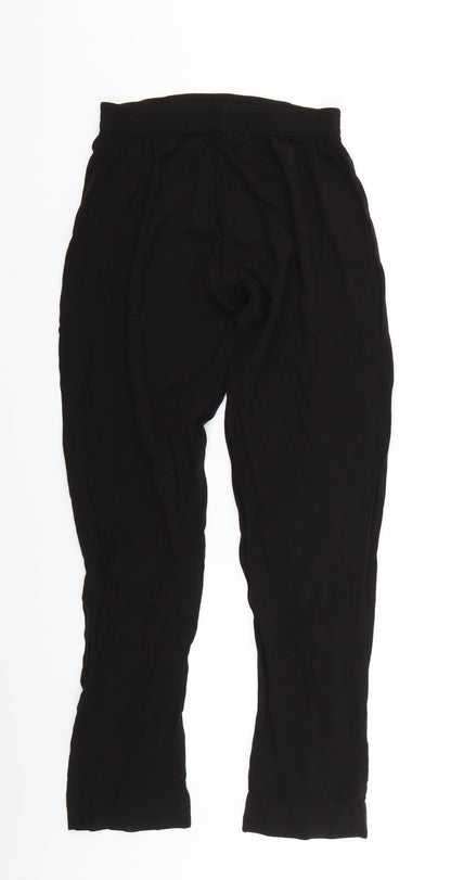 Alimah Womens Black   Jogger Trousers Size S L27 in