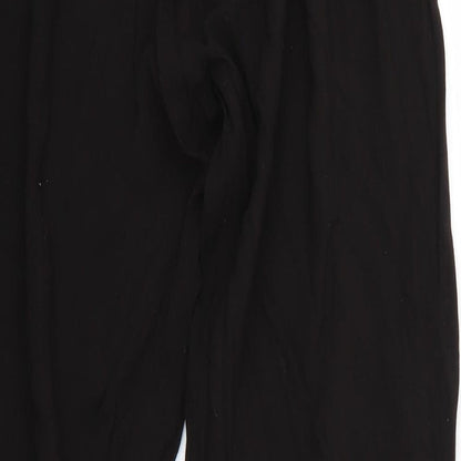 Alimah Womens Black   Jogger Trousers Size S L27 in
