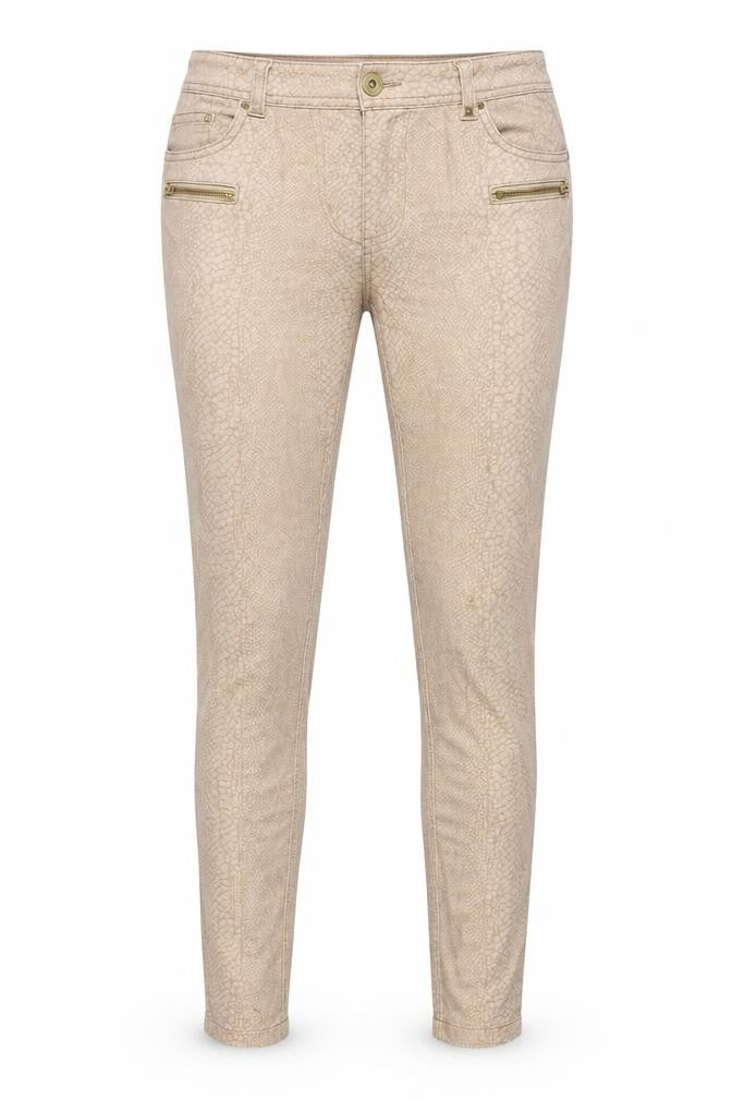 Womens UK Size 10 BHS Regular Fit Skinny Brown Jeans