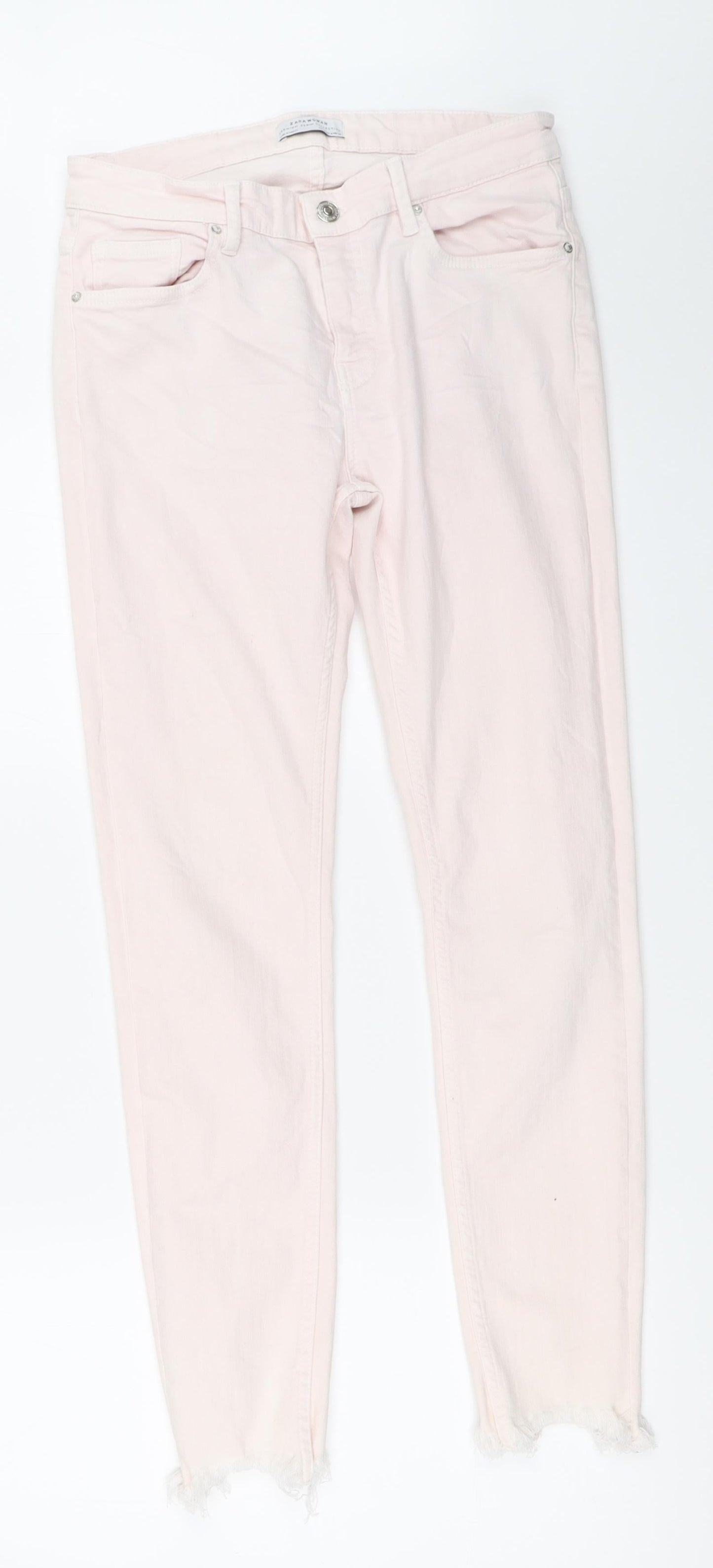 Zara Womens Pink   Skinny Jeans Size 38 L26 in