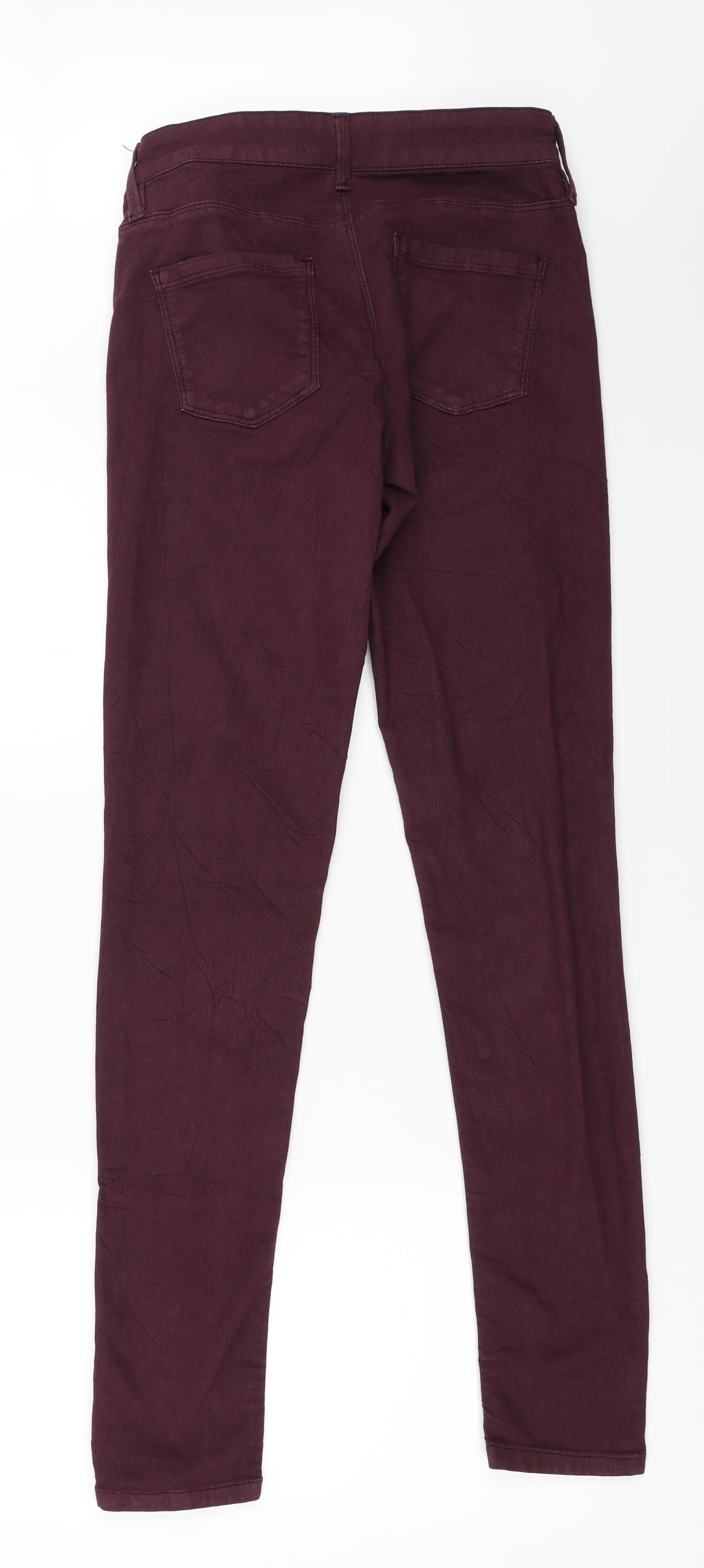 Oasis Womens Purple   Skinny Jeans Size 10 L31 in