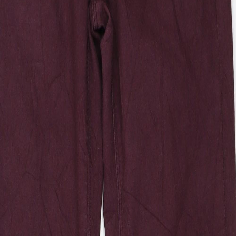 Oasis Womens Purple   Skinny Jeans Size 10 L31 in