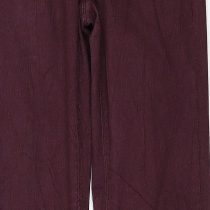 Oasis Womens Purple   Skinny Jeans Size 10 L31 in
