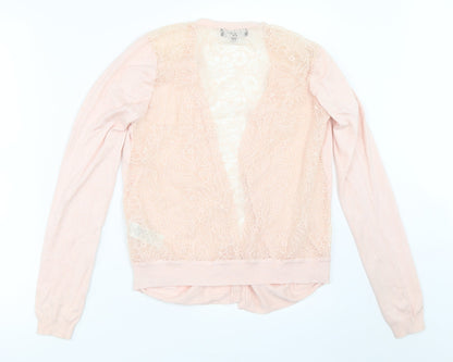 Womens UK Size 10 New Look Pink Cardigan Jumper