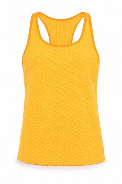Womens UK Size S Preworn Orange Basic Tank
