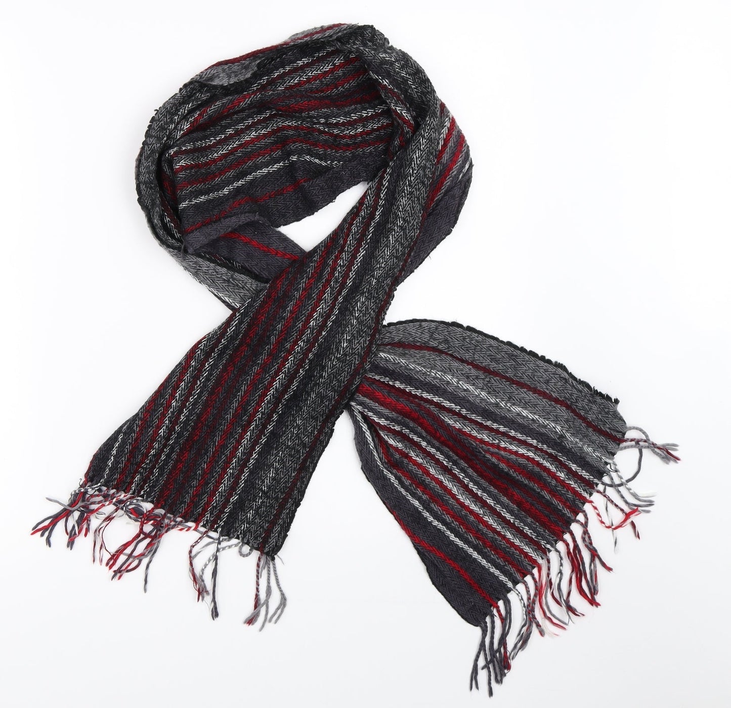Preworn Mens Black   Scarf  One Size