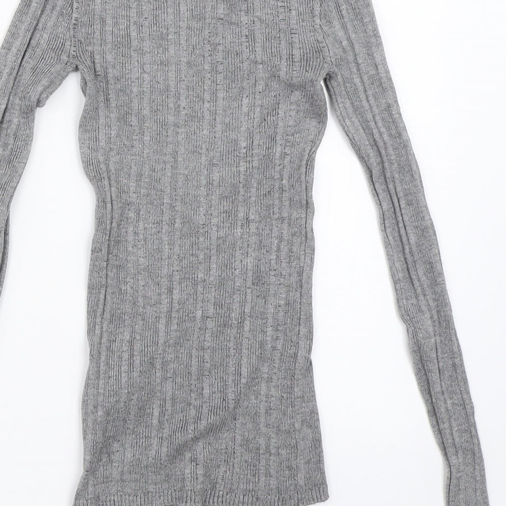 Womens UK Size 4 Atmosphere Grey Pullover Jumper
