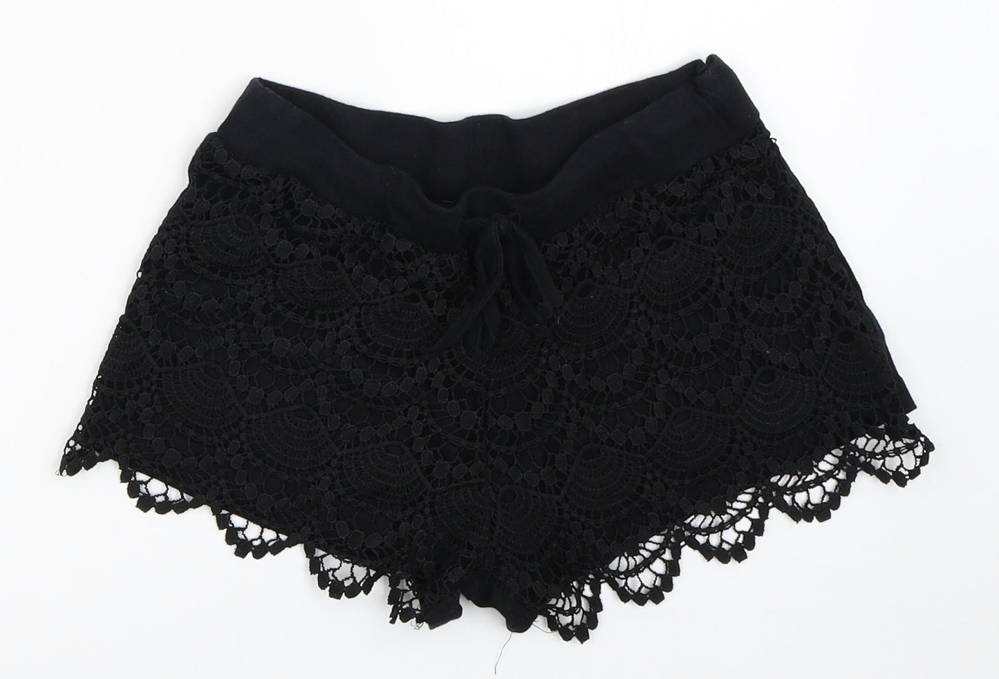 Primark Womens Black   Hot Pants Shorts Size 6