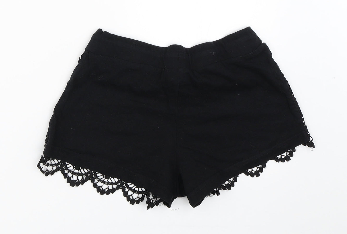 Primark Womens Black   Hot Pants Shorts Size 6