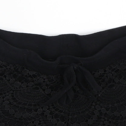 Primark Womens Black   Hot Pants Shorts Size 6