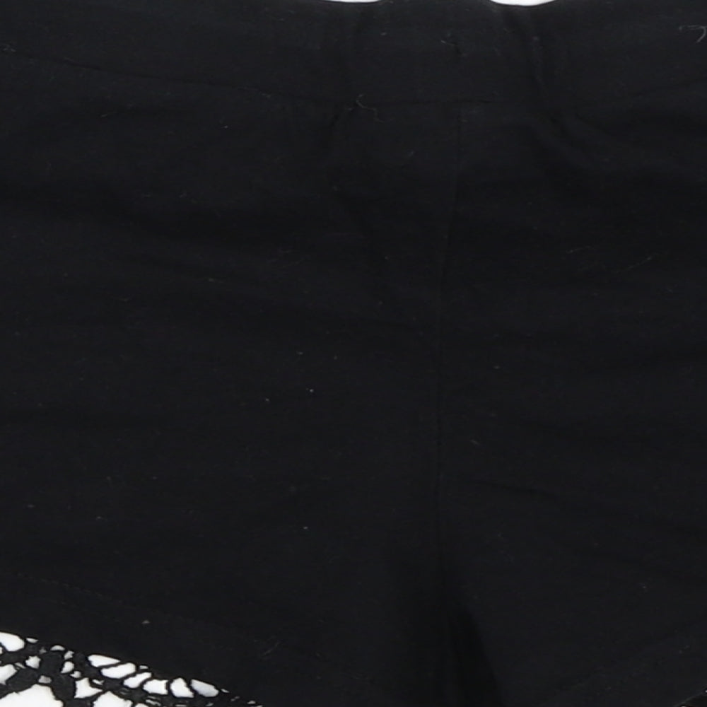 Primark Womens Black   Hot Pants Shorts Size 6