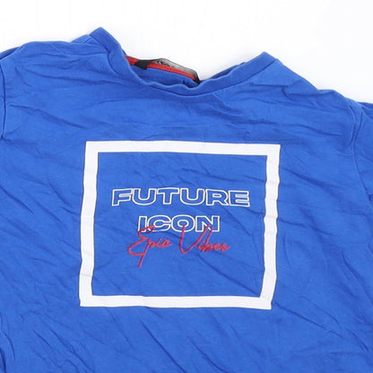 George Boys Blue   Basic T-Shirt Size 5-6 Years