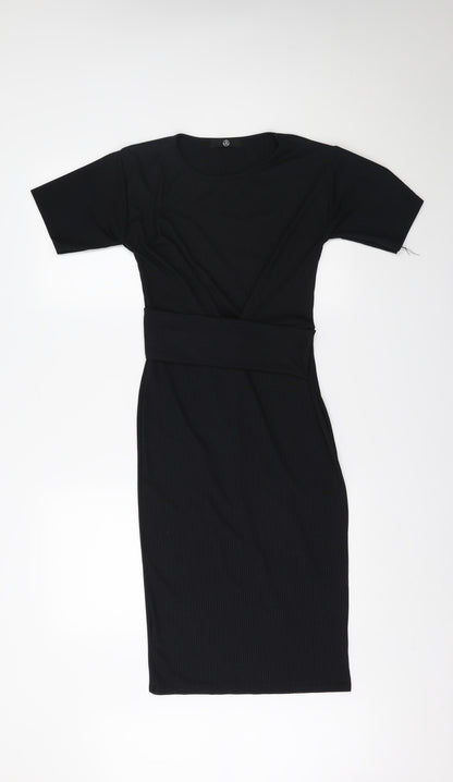 Missguided Womens Black   Fit & Flare  Size 8