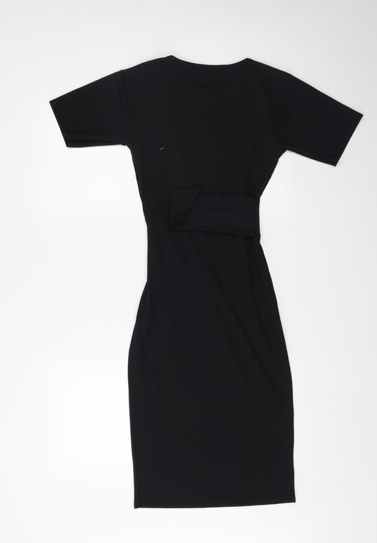 Missguided Womens Black   Fit & Flare  Size 8