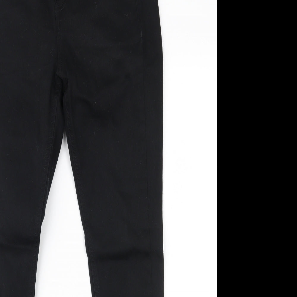 Very  Womens Black  Denim Skinny Jeans Size 10 L20 in