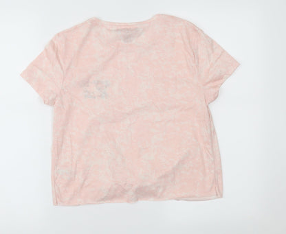 Primark Womens Pink   Cropped Polo Size S