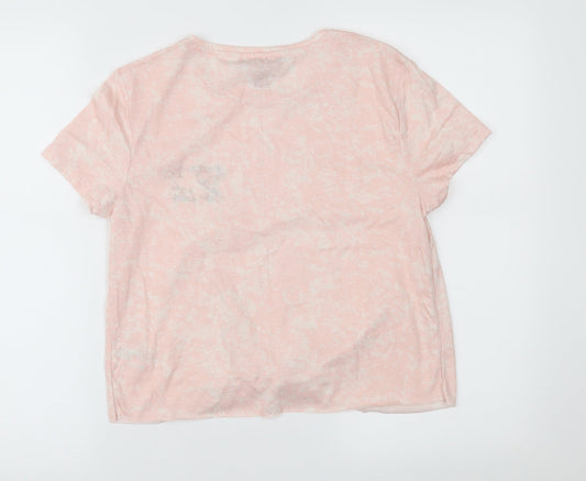 Primark Womens Pink   Cropped Polo Size S