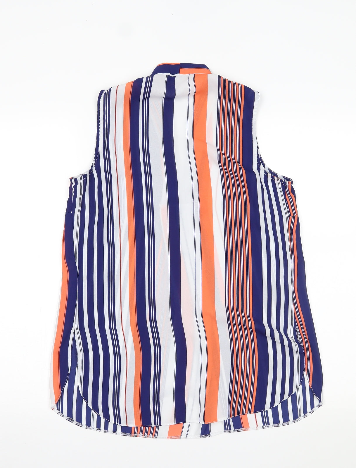 George Womens Multicoloured Striped  Basic Blouse Size 8