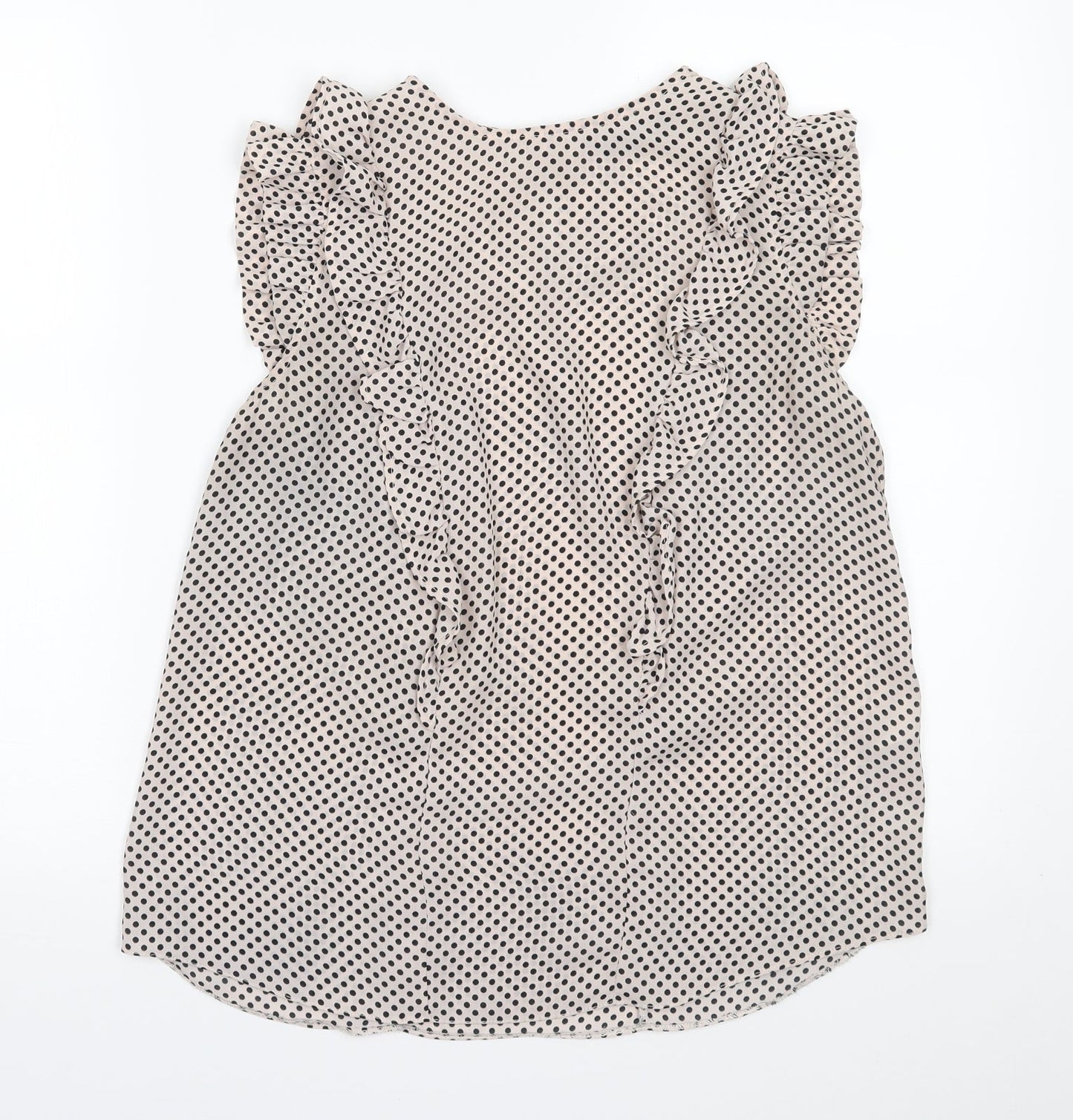 Womens UK Size 10 Dorothy Perkins Ivory Basic Blouse