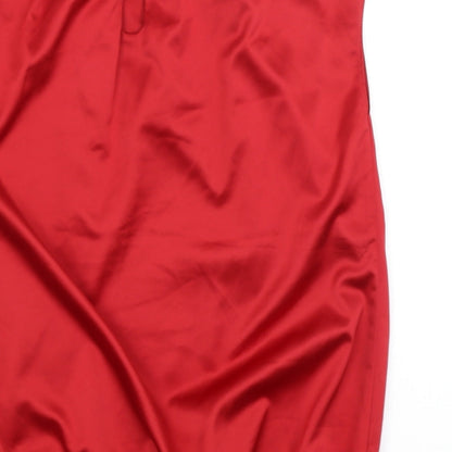 Womens UK Size 8 Et Vous Red Tunic Tank