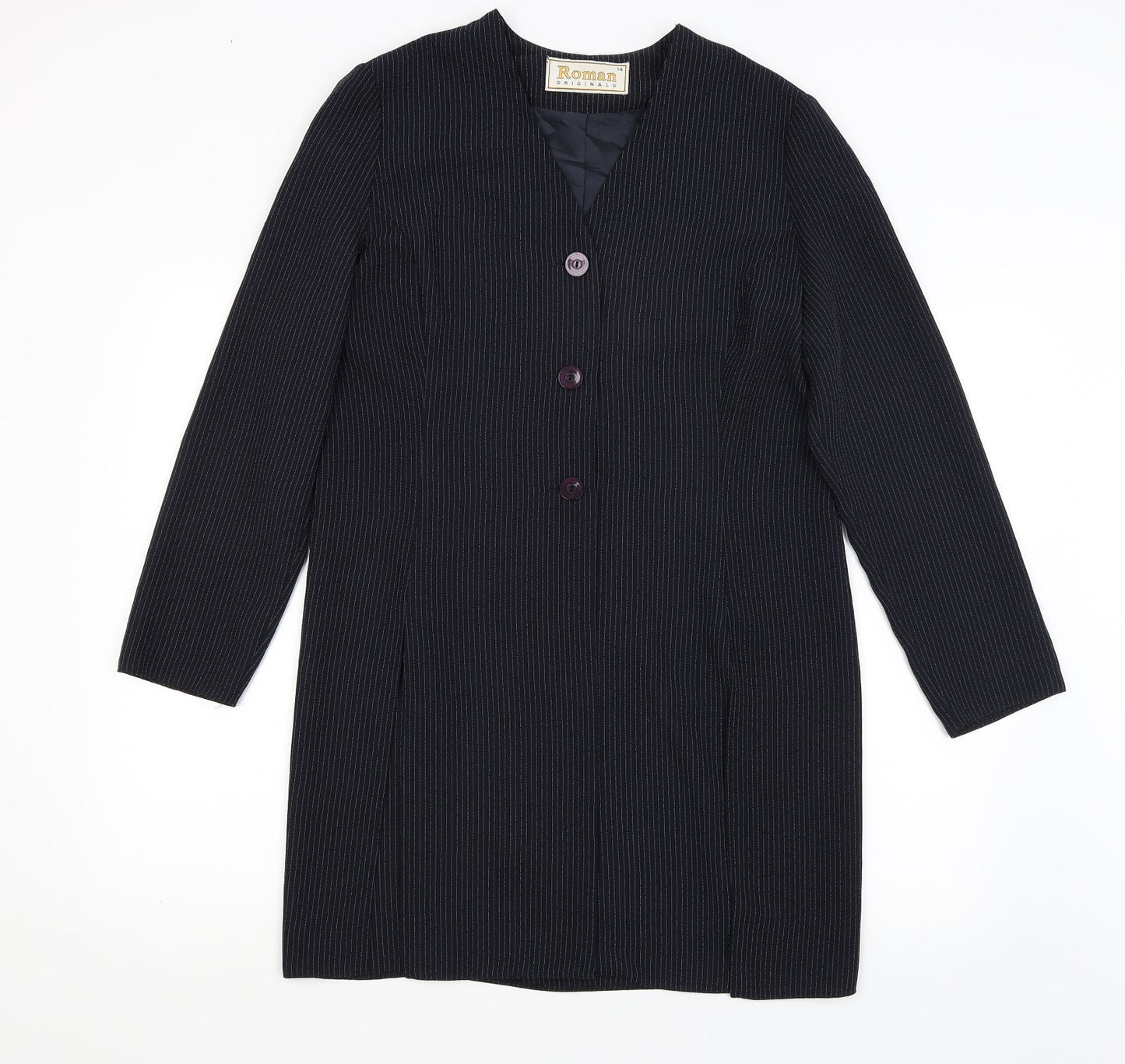 Womens UK Size 14 Roman Blue Jacket