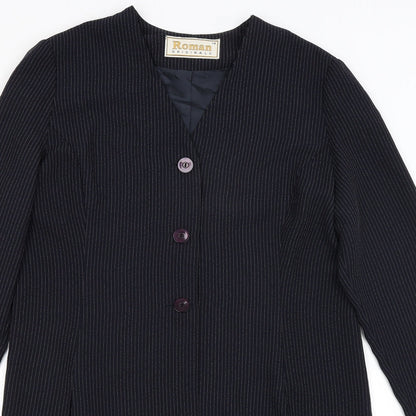 Womens UK Size 14 Roman Blue Jacket