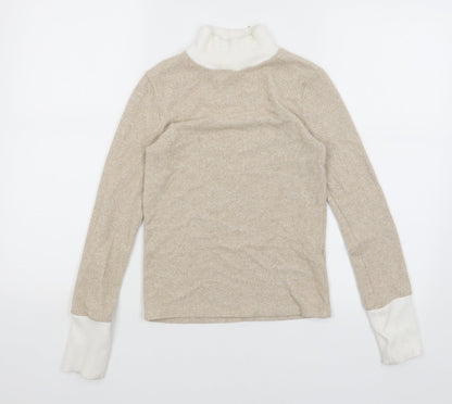 Womens UK Size S Astradivarius Brown Pullover Jumper