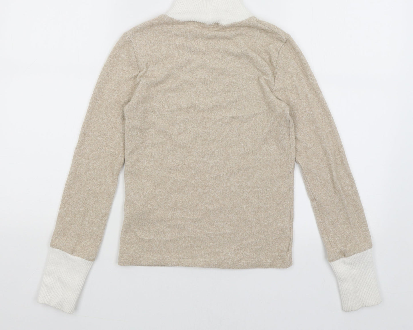 Womens UK Size S Astradivarius Brown Pullover Jumper