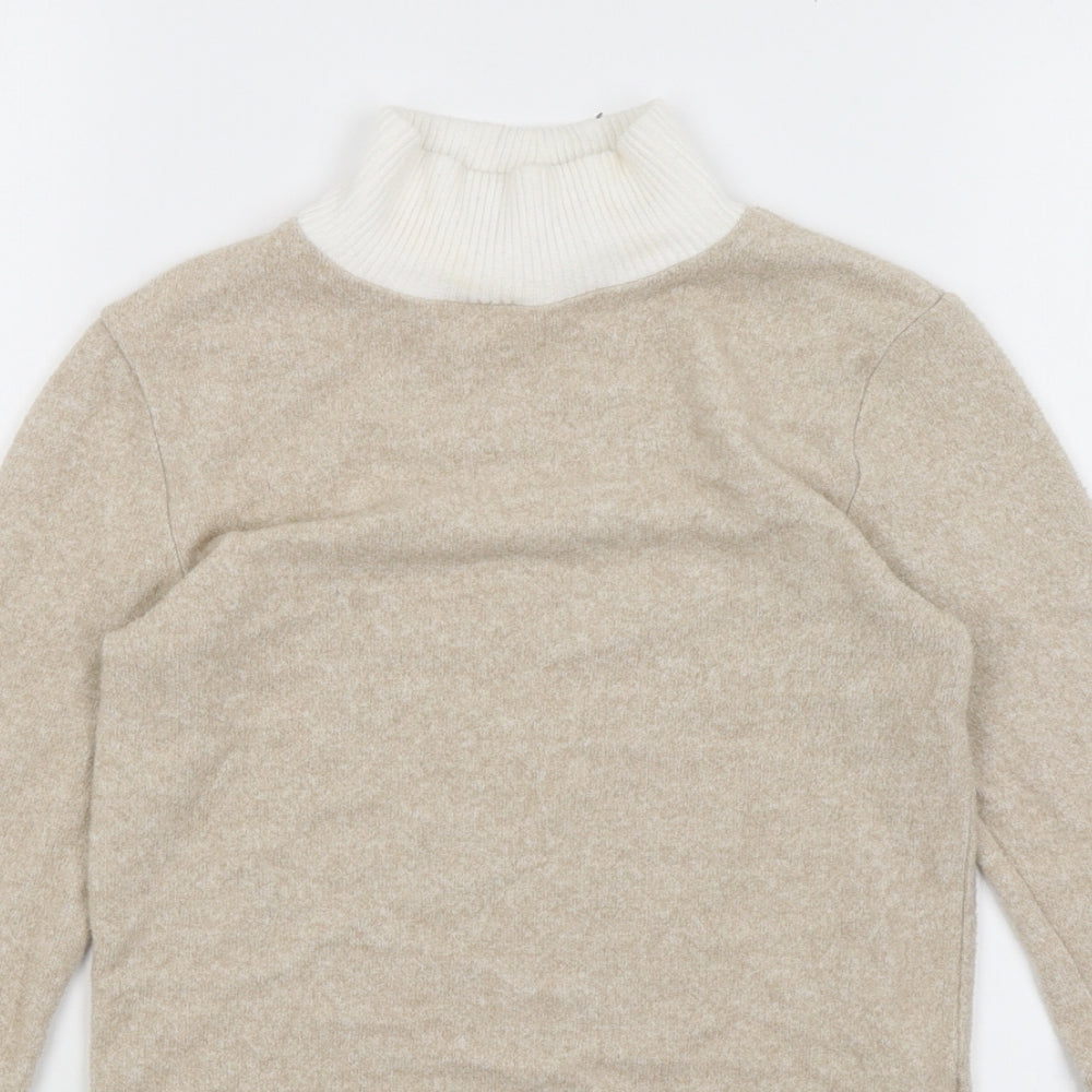 Womens UK Size S Astradivarius Brown Pullover Jumper