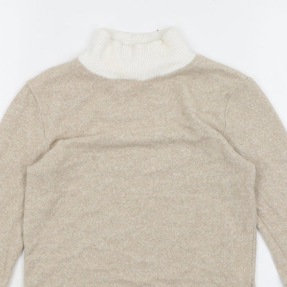Womens UK Size S Astradivarius Brown Pullover Jumper