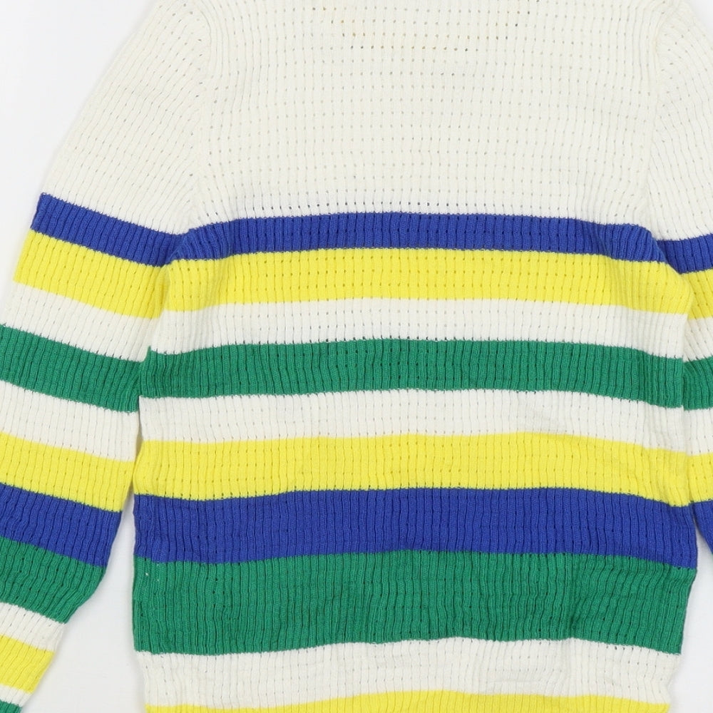 Womens UK Size S Astradivarius White Pullover Jumper